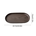thumbnail image 3 of CQCYD Under $5 Faux Wood Grain Serving Tray, Reusable Plastic Coffee Dessert Tray, Rectangular Breakfast Tray for Tea Fruit Home Kitchen, 9 x 5 x 1 Inch, 3 of 6