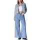 thumbnail image 2 of CHAQUETA DE MEZCLILLA RECORTADA CON MANGAS LARGAS Y DOBLADILLO DESHILACHADO S AZUL CLARO, 2 of 5