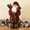 B, variant on Dvkptbk Santa Claus Figurines 18inch Christmas Standing Santa Claus Doll Xmas Santa Claus Statue for Christmas Window Display Scene Home Desktop Decoration Xmas