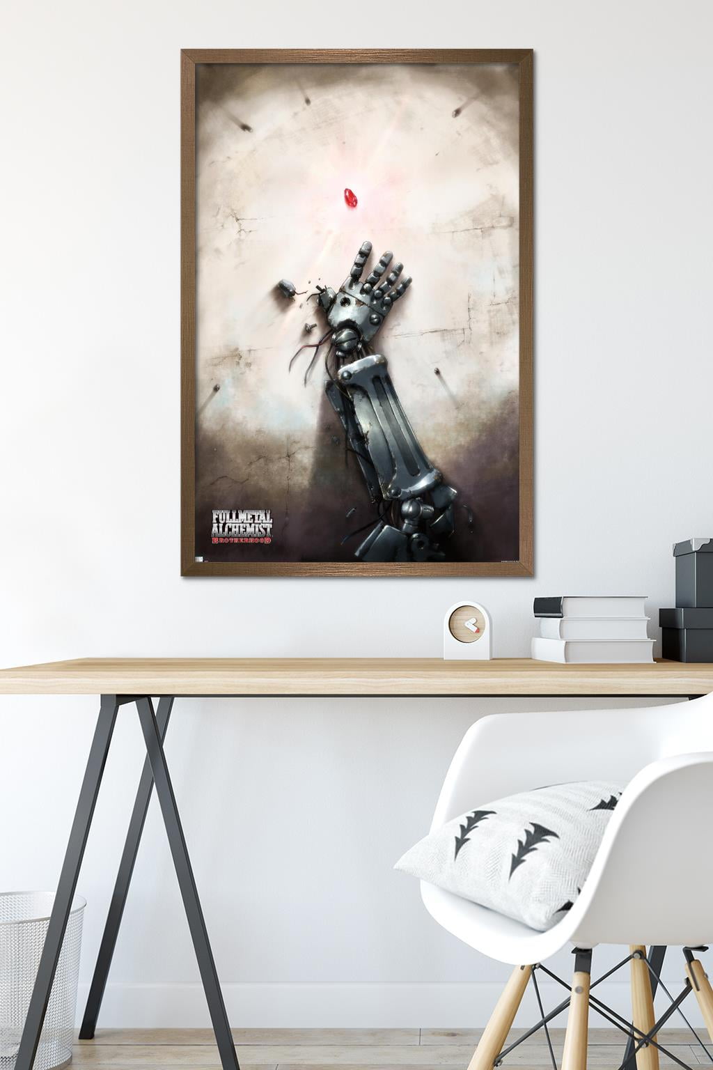 Fullmetal Alchemist: Brotherhood - Key Art 4 Wall Poster, 22.375" x 34" Framed