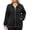 0081Black, variant on Women's Plus Size Fall Bomber Jacket, Lightweight Casual Zip-Up Outerwear with Pockets