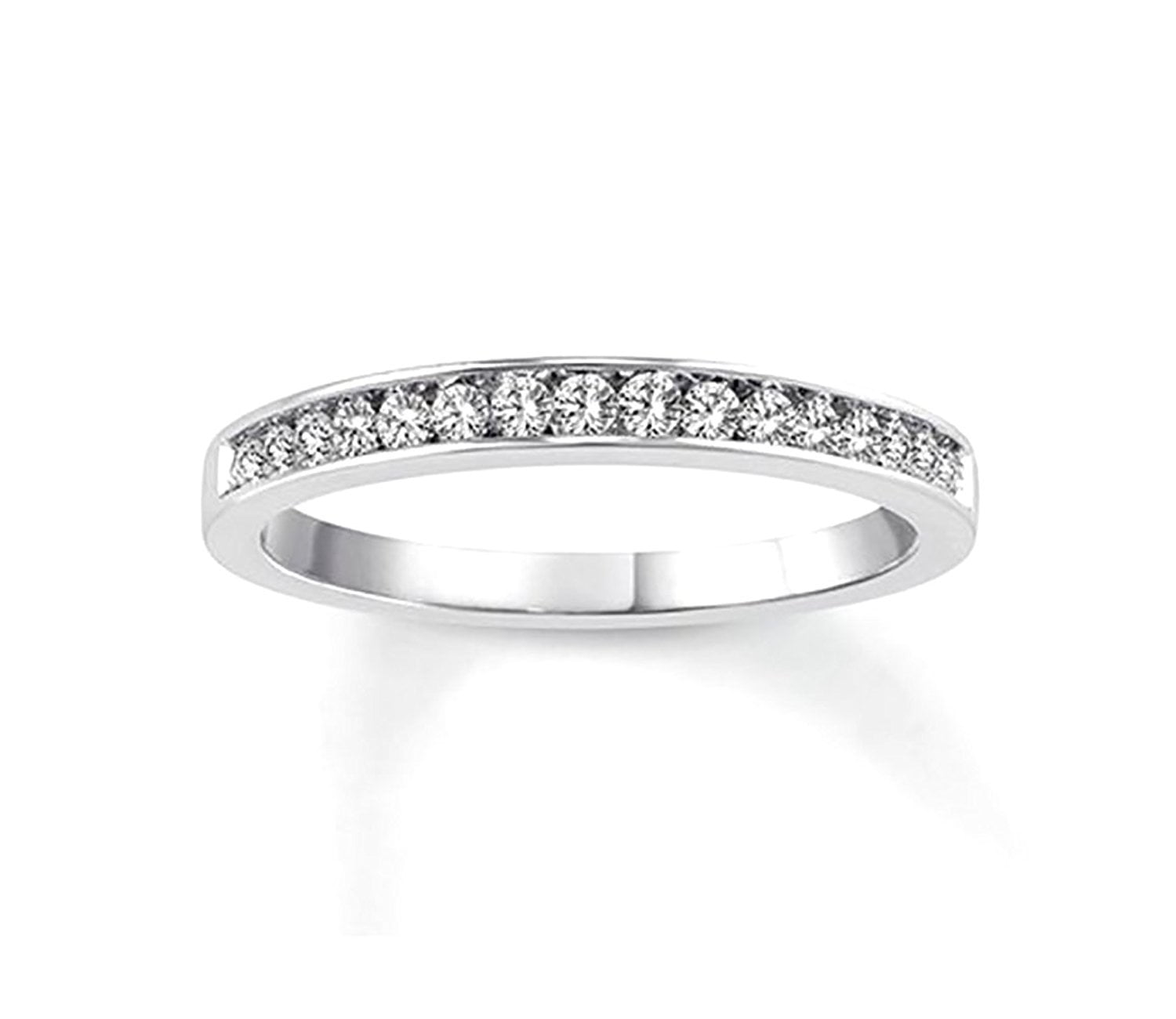 Bethany 925 Sterling Silver Eternity Wedding Band Ring Ginger Lyne Collection