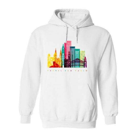 Travel Sao Paulo Hoodie Men -Image by Shutterstock, Male 3X-Large