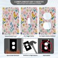 thumbnail image 5 of Switch Panel Switch Decoration 2.76x4.53x0.28 Inches Duplex Outlets Switch Plate Wall Plates Living Room Kitchen Bedroom Study Switches Pink Bird Cartoon, 5 of 8