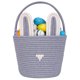 thumbnail image 2 of Cesta de Pascua para niños y bebés, cesta de Pascua para bebé con asa, cesta vacía para huevos de conejito, cestas de Pascua para niños, niñas, bebés, cesta de regalo de Pascua personalizada (gris), 2 of 4