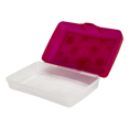 thumbnail image 4 of Storex Standard Plastic Pencil Box, Lightweight Pencil Case for Students, Grade School to College, Red, 4 of 4