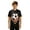 Black, variant on Toddler Boys' Sports Short Sleeve Graphic T-Shirts Fun Football Printed Crew Neck T-Shirt Size 4-5T