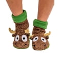 thumbnail image 1 of LazyOne Kids' Woodland Slippers in Baby, Toddler, Kid, and Adult Sizes, Animal, Forest (Moose, MEDIUM), 1 of 3