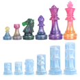 thumbnail image 1 of Juego de moldes de piezas de ajedrez de resina, juego de moldes de ajedrez de silicona, moldes de fundición de resina epoxi para decoraciones del hogar, molde de silicona de ajedrez, 1 of 5