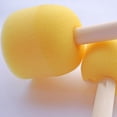thumbnail image 3 of Pinceles redondos de espuma con punta de esponja para arte de puntos, punteado y plantillas - Juego de 5 $ Juego de pinceles redondos de esponja de espuma para pintura, cepillo de espuma con mango de, 3 of 4