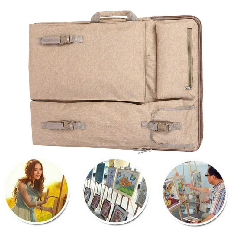 IN.DI&IN.WE Art Portfolio Case 18 x 24,Art Bags for Supplies Artwork/Poster  Board/Project/Drawing Case.Large Art Portfolio/Display Screen Carrying and  Traveling Grey 2