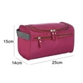 thumbnail image 2 of Large toiletries kit, hanging travel toiletries kit, toiletries storage bag, suitable for travel, waterproof make-up travel bag, suitable for full size toiletries,, 2 of 5