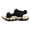 black, variant on Men's Breathable Mesh Sport Sandals, Adjustable Tan Outdoor Hiking Shoes