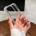 thumbnail image 2 of Luxury Shockproof Transparent Case For iPhone 15 13 12 11 14 Pro Max Mini XR XS 7 8 14 15 Plus Accessories Silicone Bumper Cover, 2 of 3