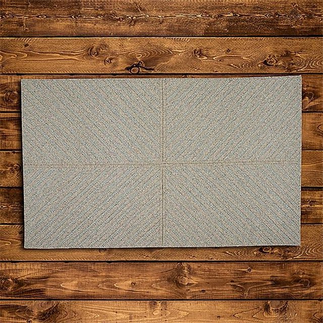 Colonial Mills Rug MX51R036X060S 3 x 5 ft. Moxie Braided Rug Light Blue