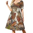 thumbnail image 1 of Vestido Visionario de Manga Corta Ropa femenina vestidos elegantes para mujeres elegante vestido de novia para invitadas, 1 of 8