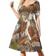 thumbnail image 2 of Vestido Visionario de Manga Corta Ropa femenina vestidos elegantes para mujeres elegante vestido de novia para invitadas, 2 of 7