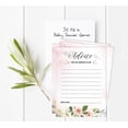 thumbnail image 3 of Inkdotpot 50Advice CardsNew ParentsFor Floral Baby Shower Game Gender Reveal Party SuppliesIts A Boy Its A Girl Advice For New Mom & Dad, 3 of 5