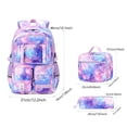 thumbnail image 5 of AoDai Three-piece schoolbag set for teenagers, middle school student backpack, lightweight and durable, casual outdoor backpack, 5 of 9