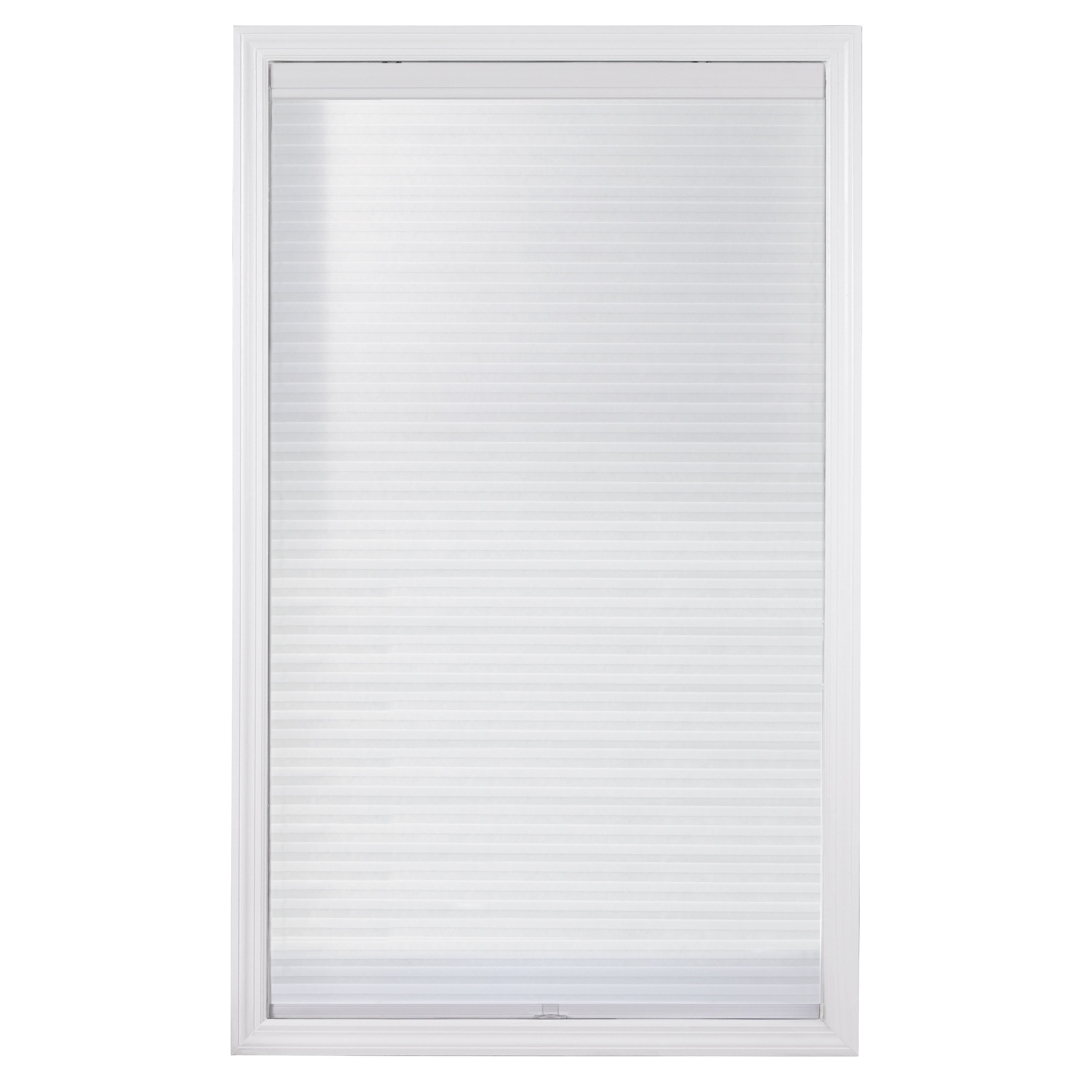 Coverscaped Top-Down Bottom-Up Cellular Shade, Light Filtering White, 61.75x48