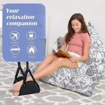 thumbnail image 5 of Airplane Footrest, Adjustable Foot Hammock Under Desk, Plane Travel Foot Rest, Provides Relaxation and Comfortable for Long Flight, 5 of 5