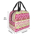 thumbnail image 2 of Disketp Flowers Lunch Bag for Women Men, Leakproof Thermal Cooler Sack Food Handbags Case High Capacity forTravel Work School Picnic, 2 of 5