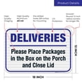 thumbnail image 3 of Package Delivery Sign, Please Place Packages in The Box On Porch,, 3 of 8