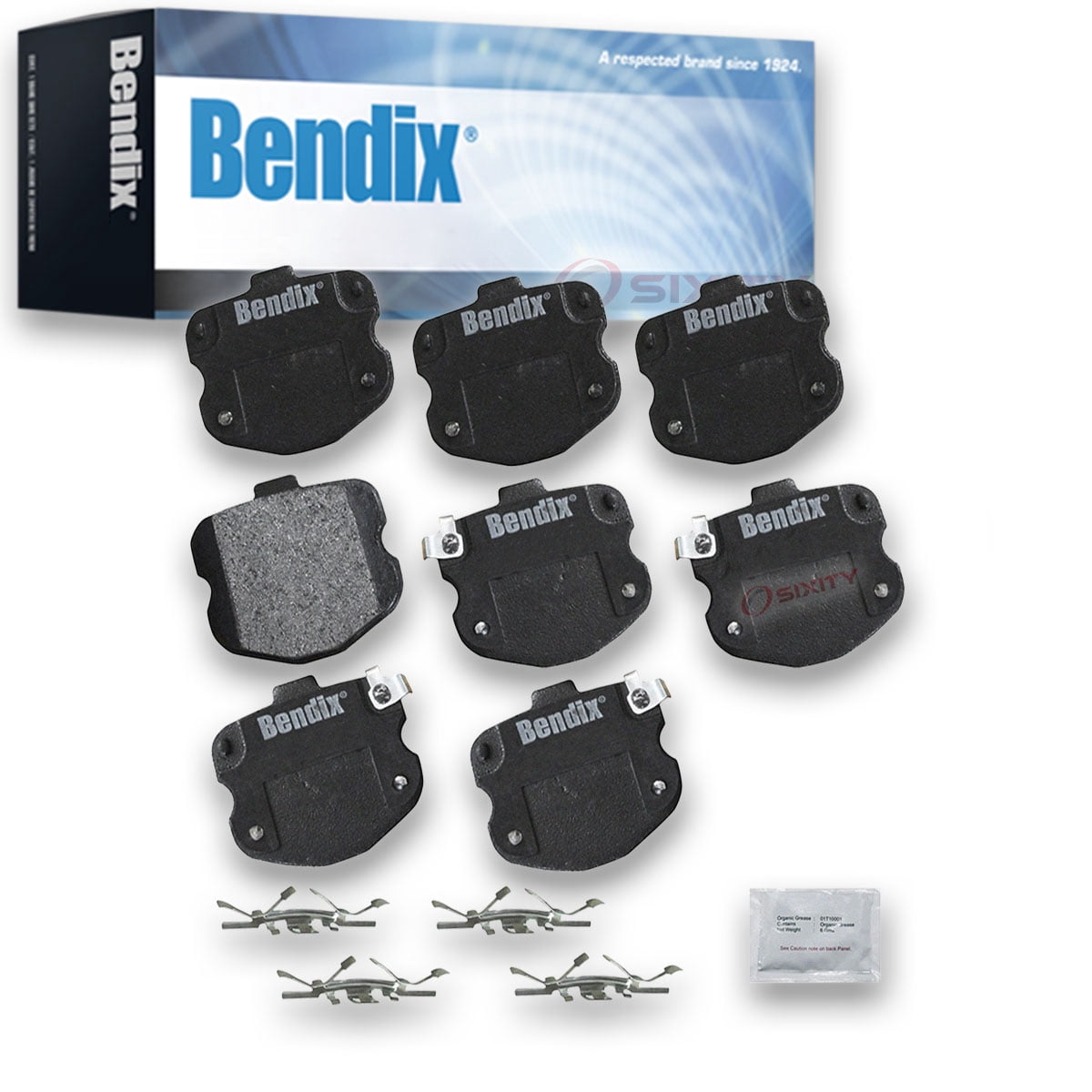 Bendix Brakes Disc Brake Pad Set Fits select: 2010-2013 CHEVROLET CORVETTE GRAND SPORT, 2006-2009 CHEVROLET CORVETTE