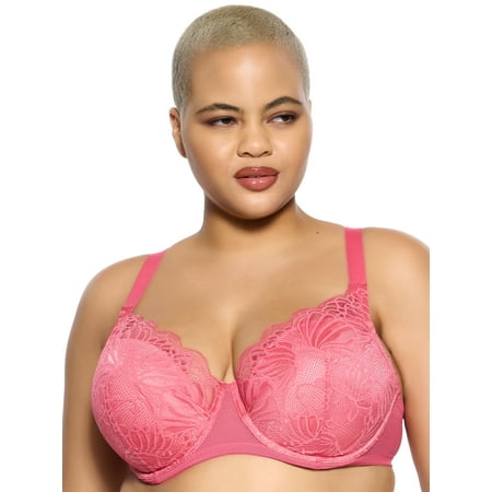 

Paramour by Felina | Tempting Plush All Over Lace Underwire Bra (Honeysuckle 42D)