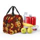 thumbnail image 5 of Easygdp Red Plaid Sunflower Bolsa Térmica Premium - Tela Oxford Impermeable, Gran Capacidad, Bolsillo Frontal, Unisex para Trabajo, Escuela, Actividades al Aire Libre y Picnics, 5 of 8