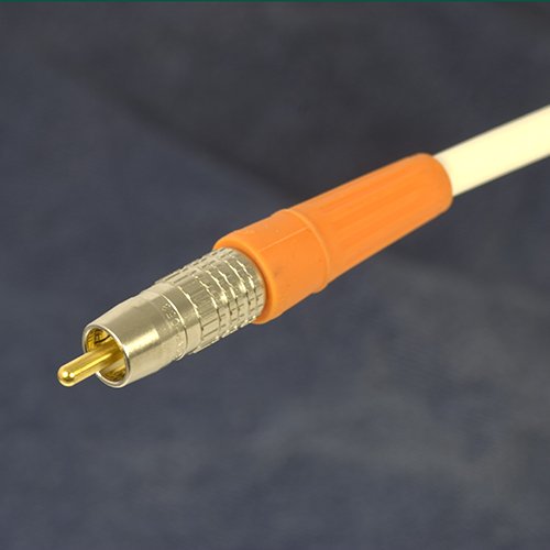 BJC Câble Audio Numérique Coaxial, 15 Pieds, Blanc