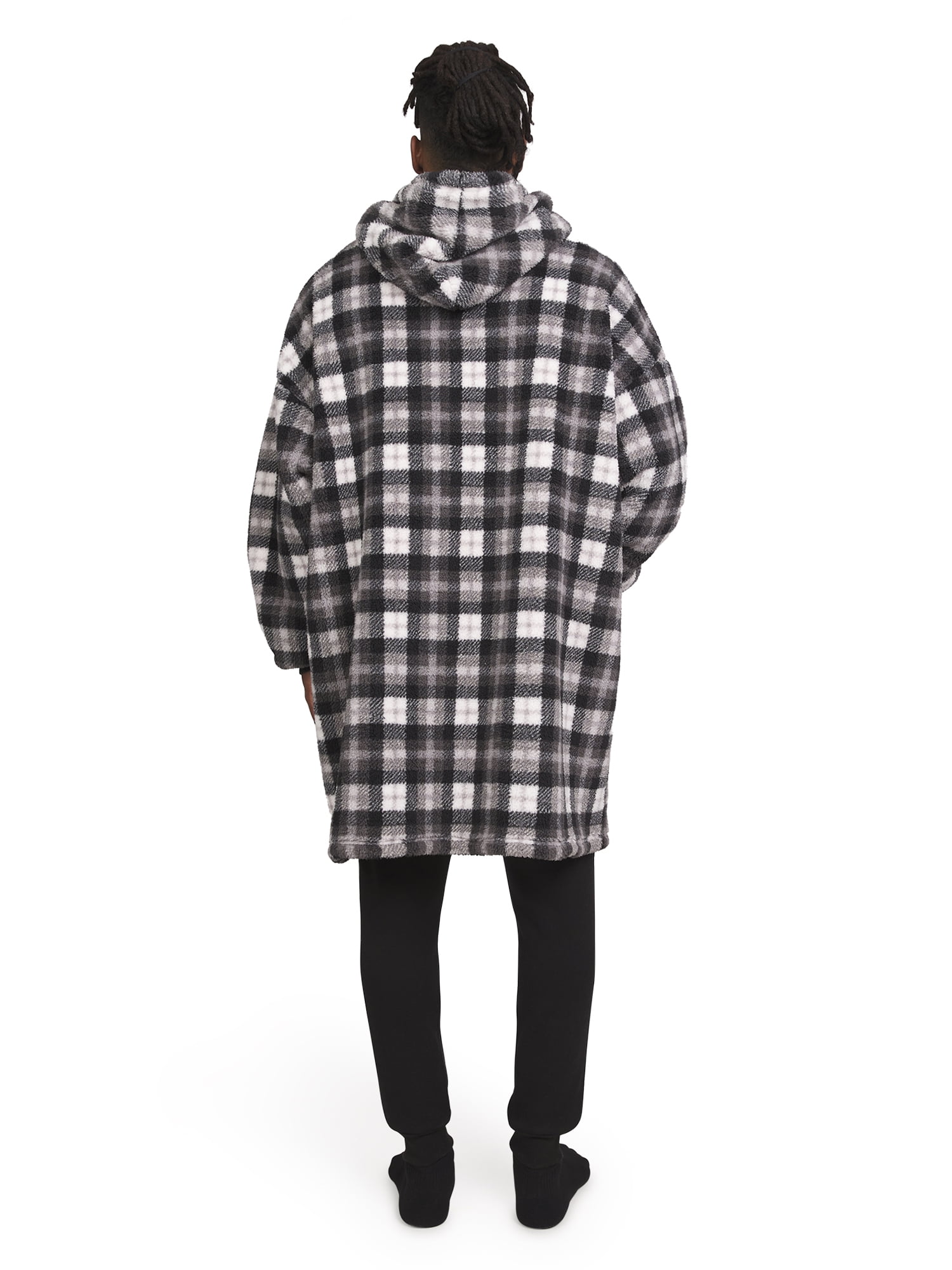 Dogg Supply by Snoop Dogg Men’s Lounge Blanket Hoodie with Kangaroo Pocket