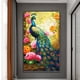 thumbnail image 4 of (4170) Hilo Algodón Egipcio Bordado 14CT 2 Hebras Impresión 61*97cm Kit Serie Punto Cruz Pavo Real en La Ventana 86 Colores, 4 of 9