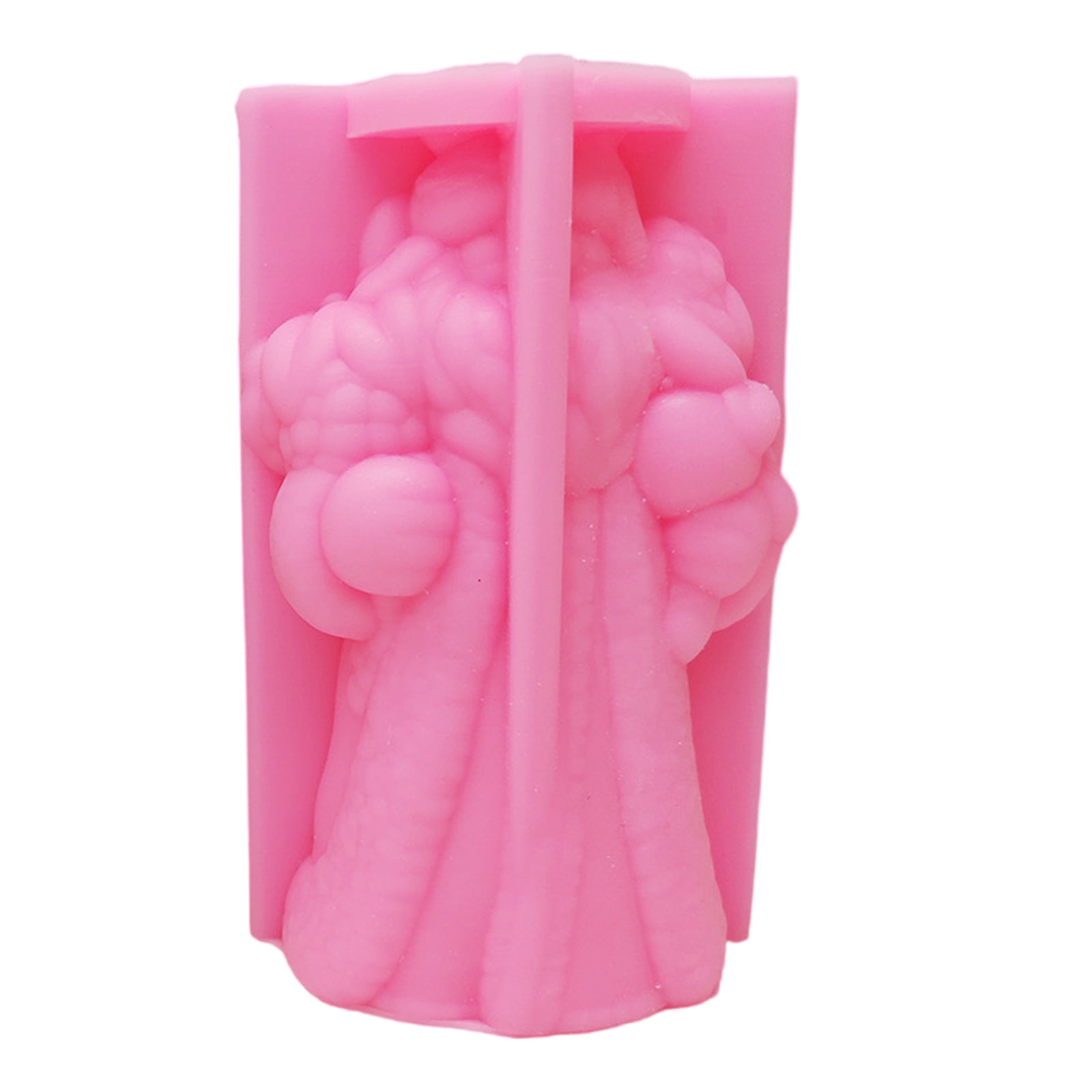 Fashionable Sturdy Silicone Candle Mold Stylish Resin Castes Mould for Craft Supplies Soap Making and Home Decoration