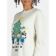 thumbnail image 3 of Grayson Social Peanuts Junior's Sleep Dress and Cozy Headband 2-piece Set, Sizes S-3X, 3 of 4