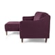 thumbnail image 5 of Sofá Cama Modular Reversible de Velvet Morado Modelo Novella Makora, 5 of 9