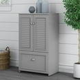 thumbnail image 7 of Bush Furniture Fairview Farmhouse Style 2 Door Storage Cabinet with 2 Adjustable Shelves and File Drawer in Cape Cod Gray, 7 of 7