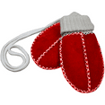 thumbnail image 1 of Warm Sheepskin Gloves for Children and Students with Lanyard Halter., 1 of 5