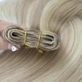 thumbnail image 2 of Full Shine Weft Hair Extensions Ash Blonde Hair Wefts Human Hair Sew in Blonde Highlight Human Hair Weft Extensions Full Ends Double Sew in Remy Hair Exten, 2 of 9