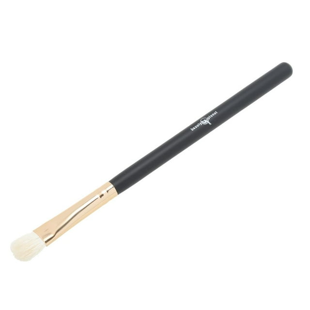 Brocha para ojos shamjiam suave cabellero de cabra artificial negro 16 cm herramienta de maquillaje profesional