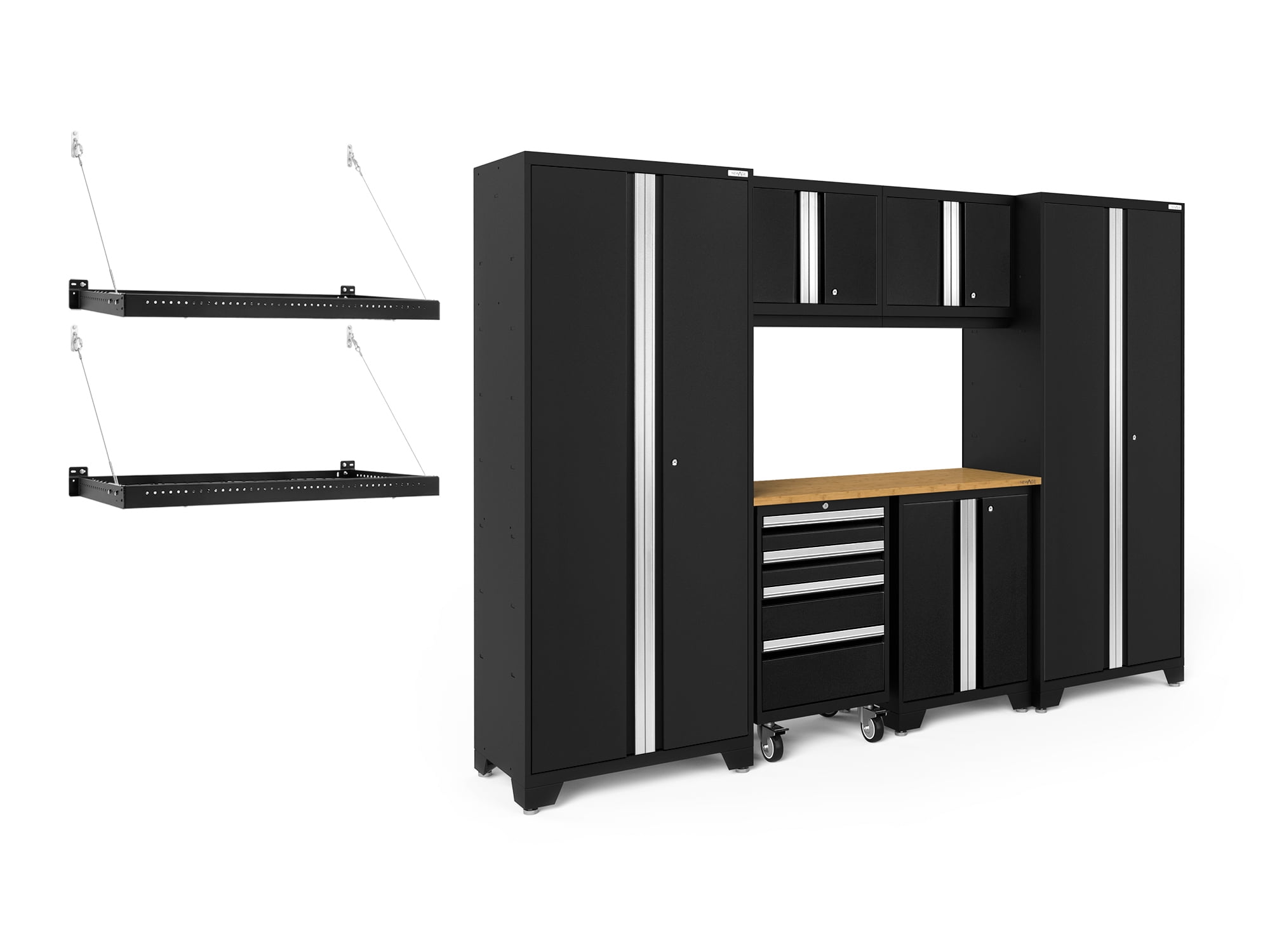 NewAge Products Bold Series Black 9 Piece Set, Heavy Duty 24