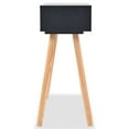 thumbnail image 4 of Charmma Console Table Solid Pinewood 31.5"x11.8"x28.3" Black, 4 of 6