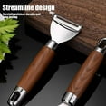 thumbnail image 5 of HengDidi 304 Stainless Steel Fruit Vegetable Peeler - Wood Handle Multi-Purpose Kitchen Tool with Hanging Hole Easy Storage, 5 of 6