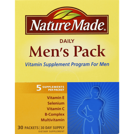 NATURE MADE Men's Pack, Daily, Packets, 30.0 CT