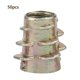 thumbnail image 3 of 50 piezas de insertos roscados Yashi para tornillos de muebles de madera 5 x 10 mm 50, 3 of 5