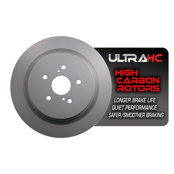 UltraHC Coated High Carbon Brake Rotor, Rear UR006632, Lexus RX350 2021-2016
