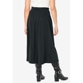 thumbnail image 3 of Woman Within Plus Size Ponte Knit A-Line Skirt, 3 of 5