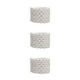 thumbnail image 3 of Thinsony Femmes Chic Perle Strass Bracelet Stretch Mariage pour Mariée Blanc 7 Rangée 3Set, 3 of 6