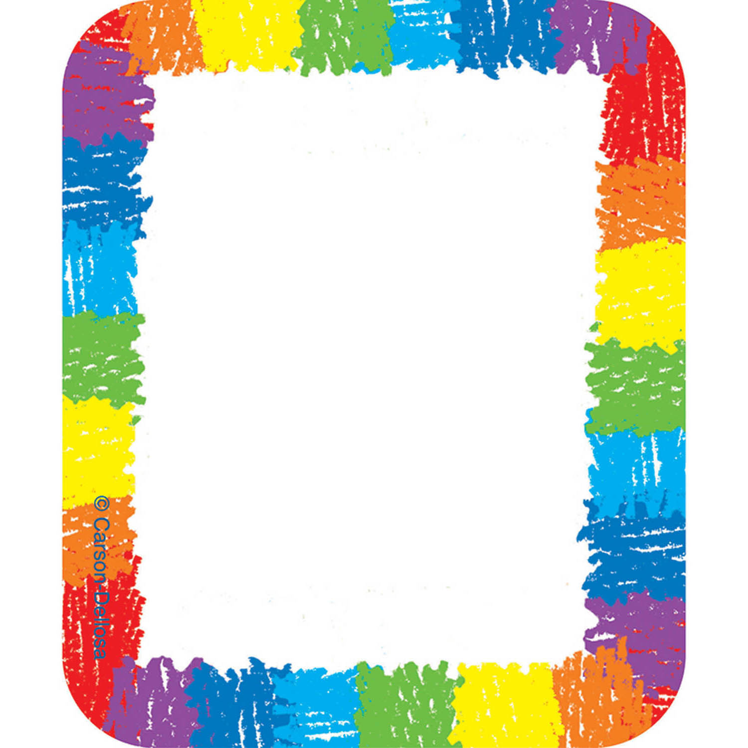Carson Dellosa Education Name Tags, Rainbow: Kid-Drawn, 40 Per Pack, 6 Packs