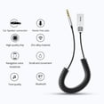thumbnail image 2 of Cable de datos Cable de música de audio compatible con Bluetooth USB Baseus para el altavoz del receptor AUX del automóvil (negro) Tmvgtek Nuevos Originales, 2 of 9